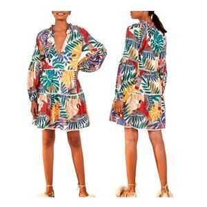 FARM Rio Multicolor Tropical Mini Dress
